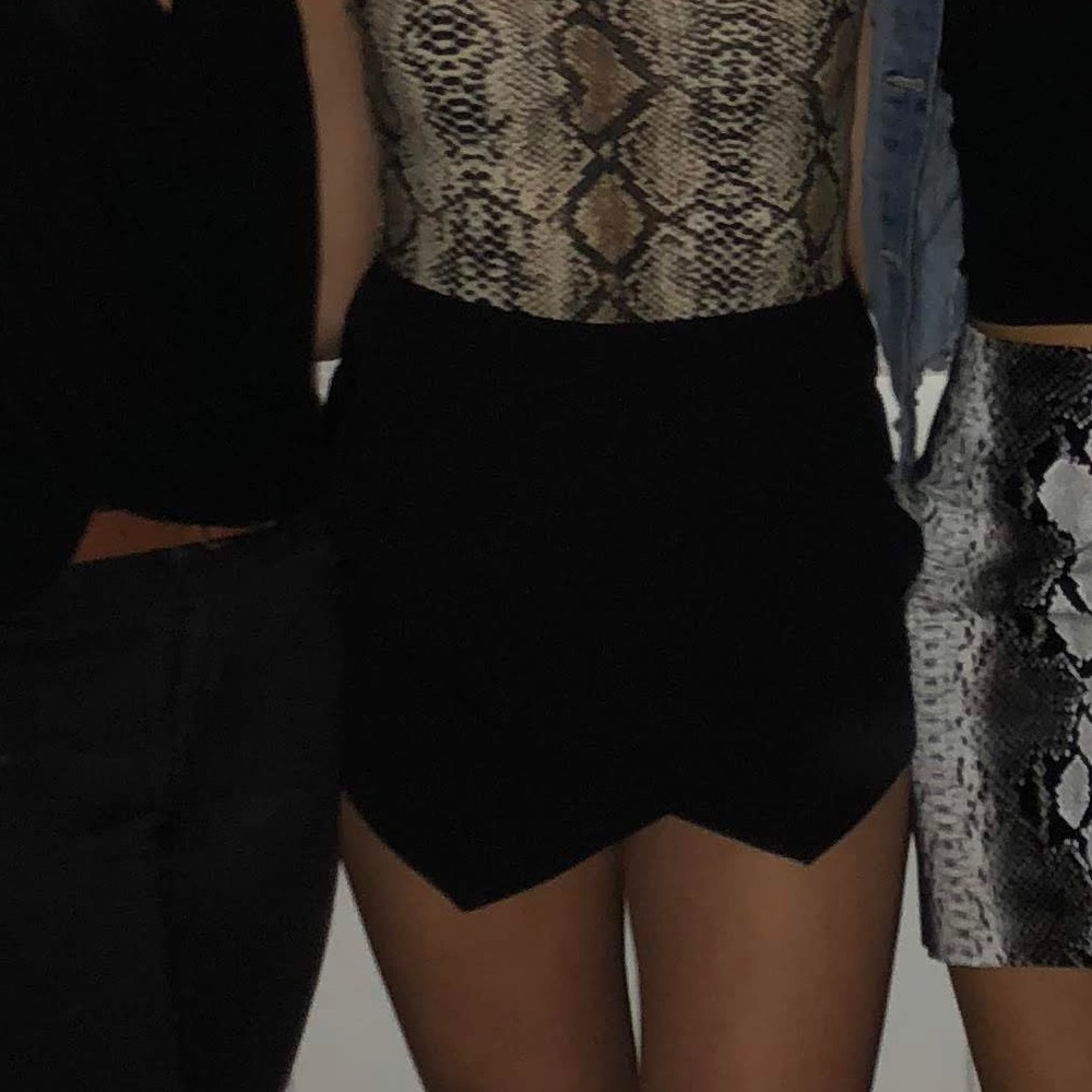 Black Mini Skort